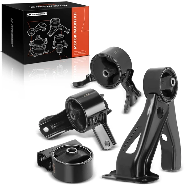 2007-2013 Mitsubishi Outlander 4-Pc Engine Mount and Transmission Mount Kit Front & Rear A-Premium APEM783