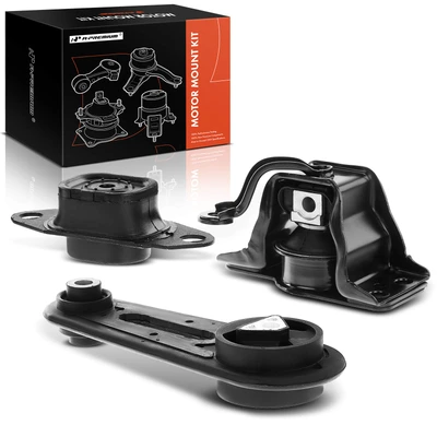3 Pcs Engine Motor & Transmission Mount