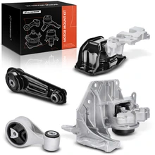 2007-2012 Nissan Sentra Torque Strut Mount + Engine Mount, 4 Pcs, Front, A-Premium, APEM175