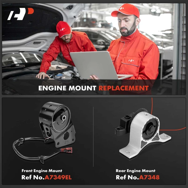 2-Pc Engine Mount Front A-Premium APEM794