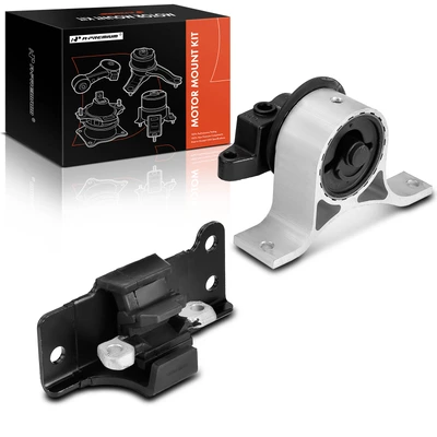 2 Pcs Engine Motor & Transmission Mount