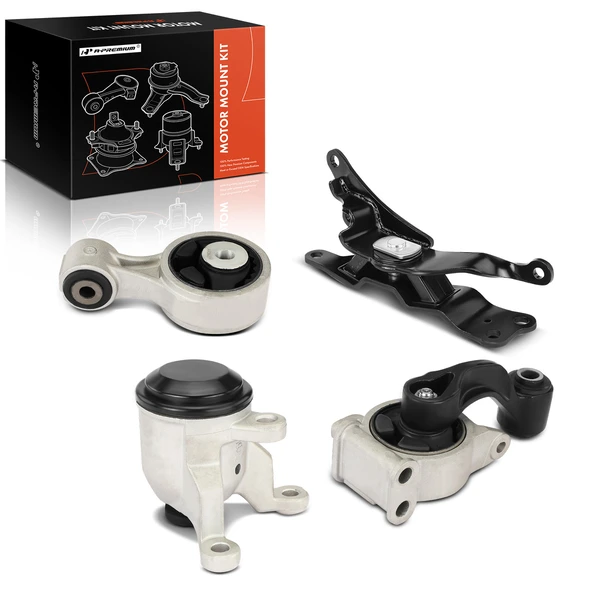 4 Pcs Engine Motor & Transmission Mount & Torque Strut Mount for 2007-2012 Nissan Altima