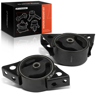 2 Pcs Front & Rear Engine Motor Mount