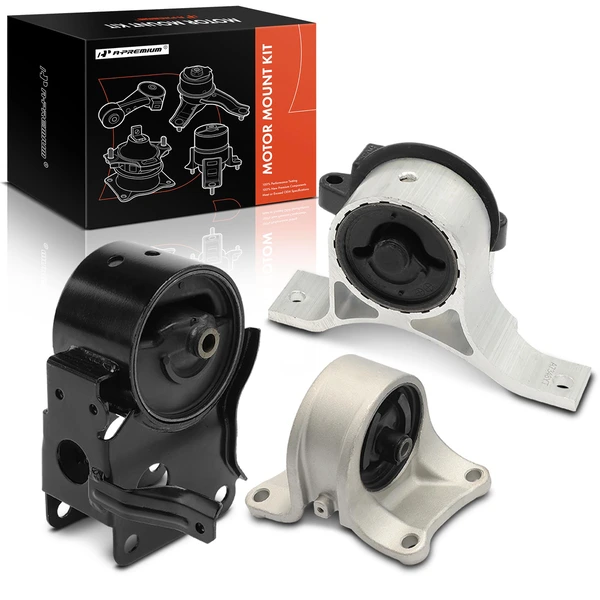 3 Pcs Engine Motor & Transmission Mount for 2002-2004 Nissan Altima