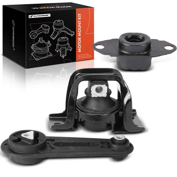 3 Pcs Engine Motor & Automatic Transmission Mount & Torque Strut for 2009-2014 Nissan Cube