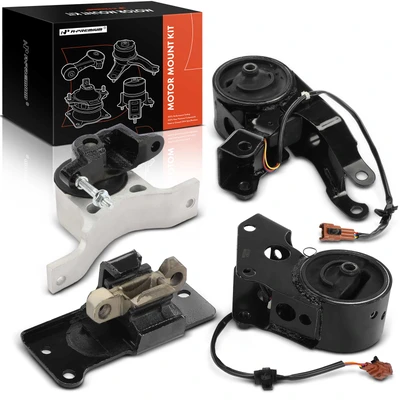4 Pcs Engine Motor Mount with Wires & Transmission Mount