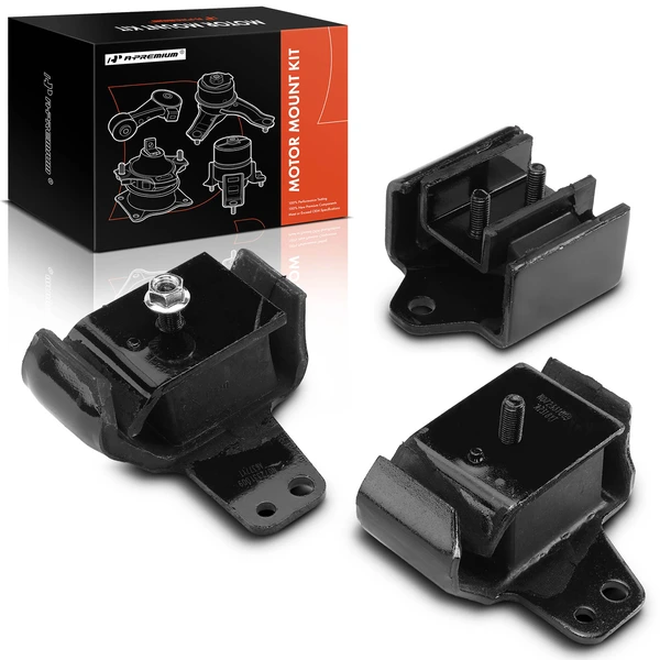 3 Pcs Engine Motor & Transmission Mount for 1998-2004 Nissan Frontier