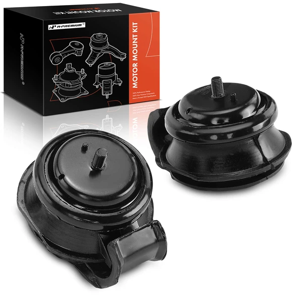 2-Pc Motor Mount Front Left & Front Right A-Premium APEM1114