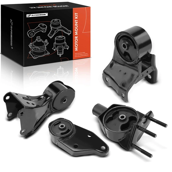 4-Pc Motor Mount + Transmission Mount, Front & Rear, A-Premium APEM1172