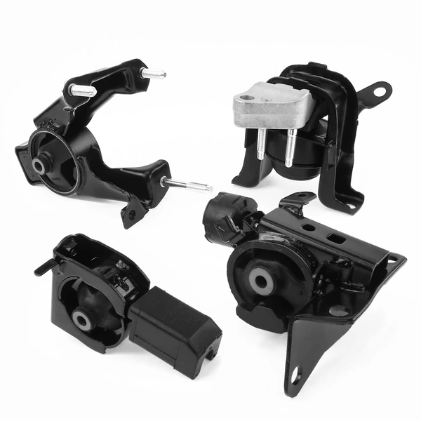 2003-2008 Toyota Corolla 4-Pc Engine Mount and Transmission Mount Kit Front & Rear A-Premium APEM178