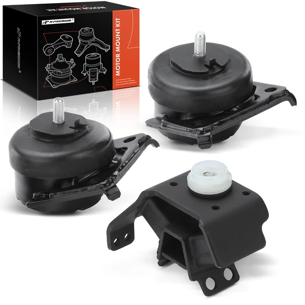 3-Pc Engine Mount + Transmission Mount, Front, A-Premium APEM180