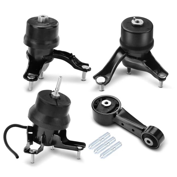 4-Pc Engine Mount and Transmission Mount Kit Front & Left A-Premium APEM181