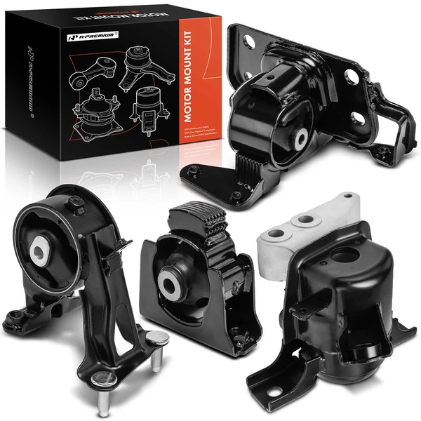 2009-2012 Toyota RAV4 4-Pc Engine Mount and Transmission Mount Kit Front & Rear A-Premium APEM360