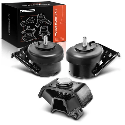3 Pcs Engine Motor & Transmission Mount