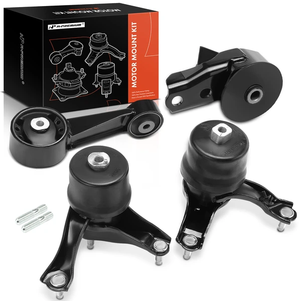 2008-2013 Toyota Highlander 4-Pc Engine Mount and Transmission Mount Kit Left & Right A-Premium APEM363