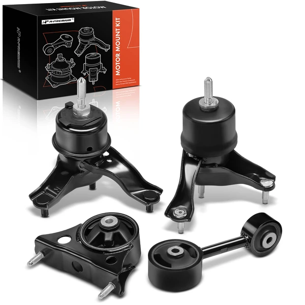 2004-2007 Toyota Highlander 4-Pc Engine Mount and Transmission Mount Kit Front & Right A-Premium APEM364