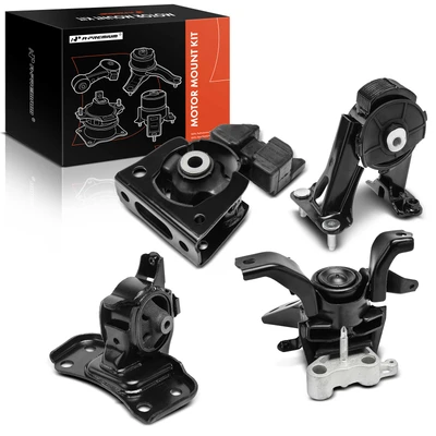 4 Pcs Engine Motor Mount & Transmission Mount