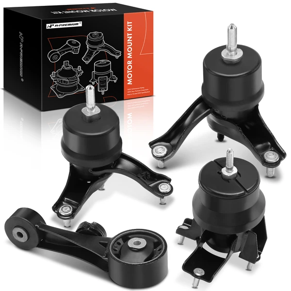 2015-2017 Toyota Sienna 4-Pc Engine Mount and Transmission Mount Kit Front A-Premium APEM367