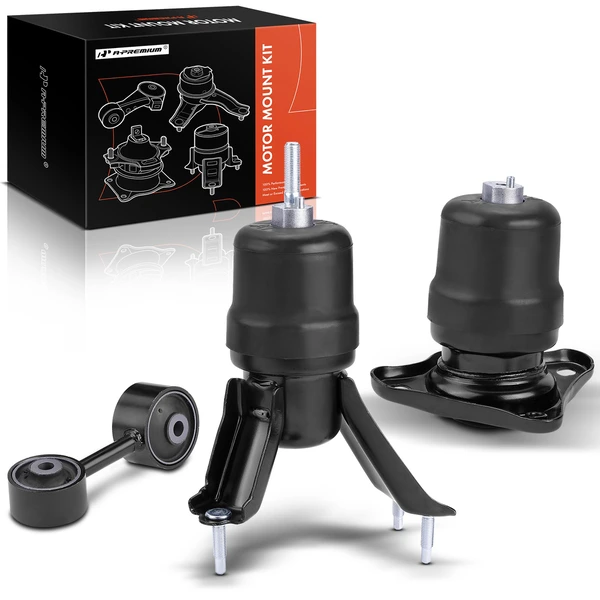 3-Pc Engine Mount and Transmission Mount Kit Front & Rear A-Premium APEM853