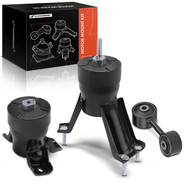 3-Pc Engine Mount and Transmission Mount Kit Front & Rear A-Premium APEM855