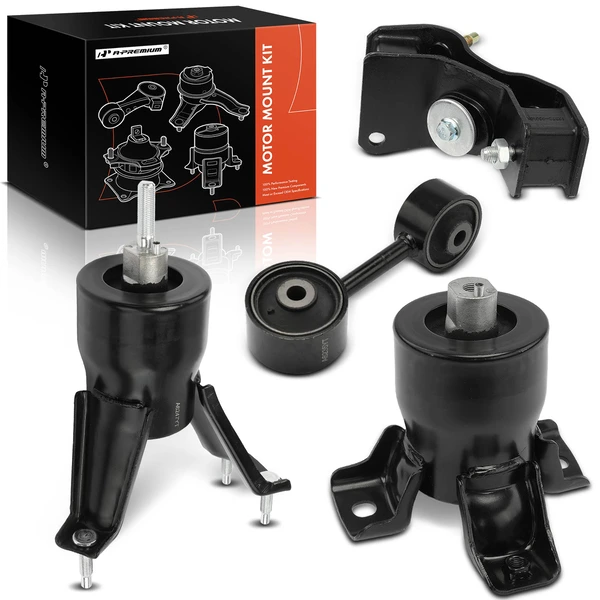 1992-2001 Toyota Camry 4-Pc Engine Mount and Transmission Mount Kit Front & Rear A-Premium APEM856