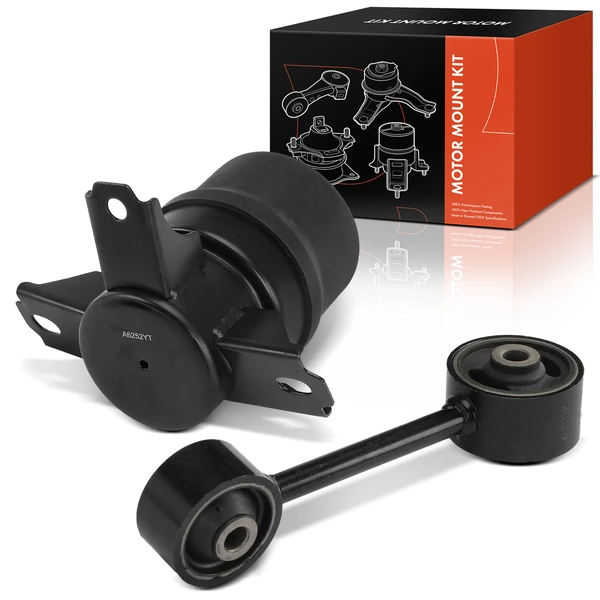 2-Pc Engine Mount + Torque Strut Mount, Front, A-Premium APEM857