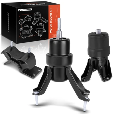 3 Pcs Engine Motor & Transmission Mount