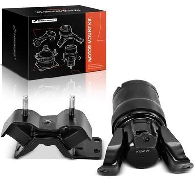 2 Pcs Engine Motor & Transmission Mount