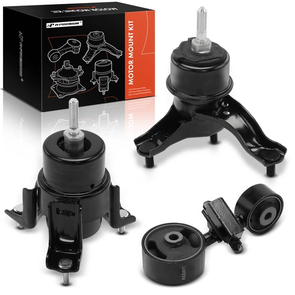 3-Pc Engine Mount and Transmission Mount Kit Front A-Premium APEM864