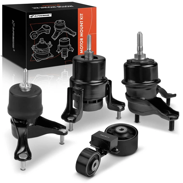 2010-2011 Toyota Camry 4-Pc Engine Mount and Transmission Mount Kit Front A-Premium APEM868