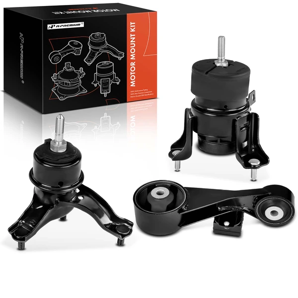 3-Pc Engine Mount + Torque Strut Mount, Front, A-Premium APEM870
