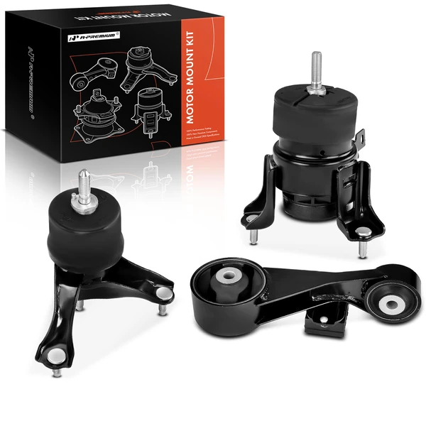 3-Pc Engine Mount and Transmission Mount Kit Front A-Premium APEM871