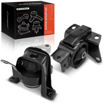 2 Pcs Engine Motor & Transmission Mount