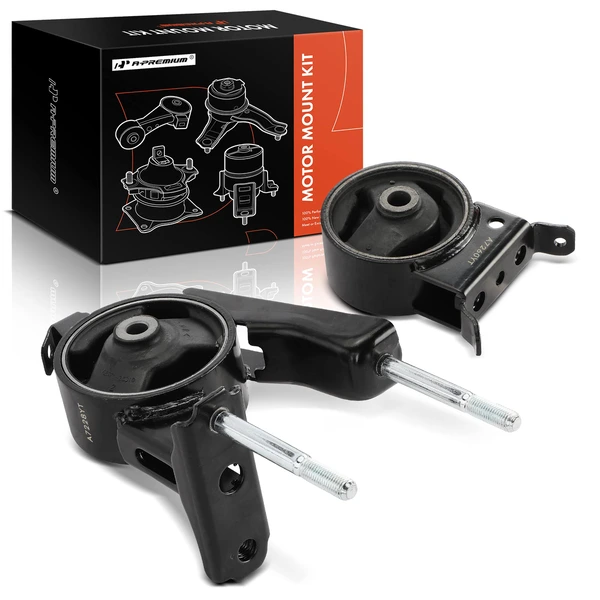 2 Pcs Engine Motor & Transmission Mount for 2000-2005 Toyota Echo