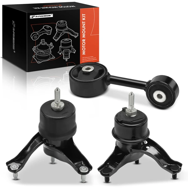 2004-2007 Toyota Highlander 3-Pc Engine Mount and Transmission Mount Kit Front Right A-Premium APEM888