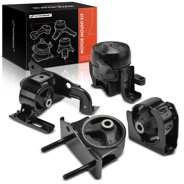 4-Pc Engine Mount and Transmission Mount Kit Front & Rear A-Premium APEM893
