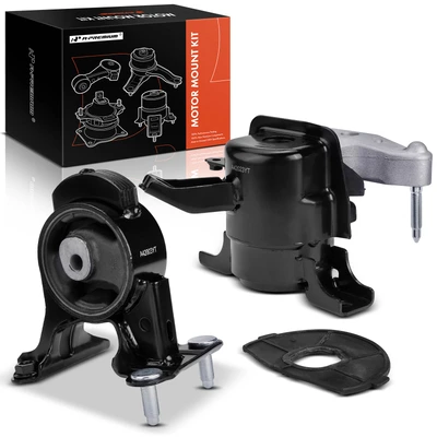 2 Pcs Front & Rear Engine Mount