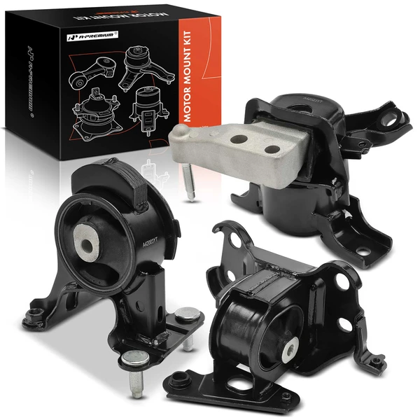 3-Pc Engine Mount and Transmission Mount Kit Front Right & Rear A-Premium APEM902