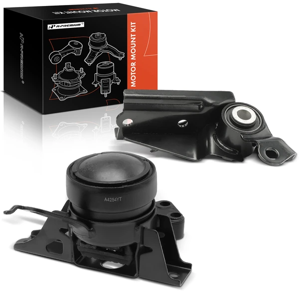 2006-2017 Toyota Yaris 2-Pc Engine Mount Front Right & Rear A-Premium APEM918