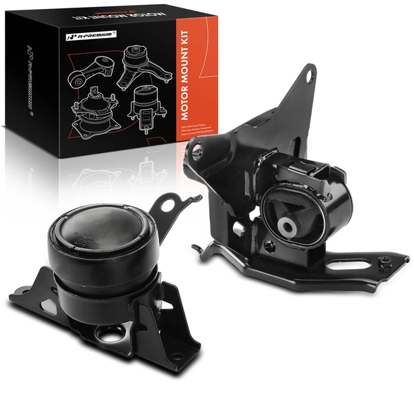 2-Pc Engine Mount and Transmission Mount Kit Front Right A-Premium APEM923