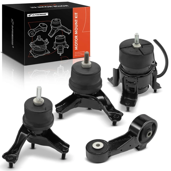 4 Pcs Automatic Motor Mount & Transmission Mount & Torque Strut Mount for 2004-2006 Lexus ES330