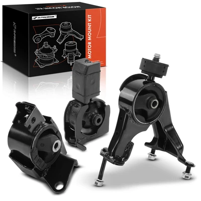 3 Pcs Engine Motor & Transmission Mount