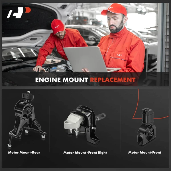 3-Pc Motor Mount Front & Rear A-Premium APEM1126