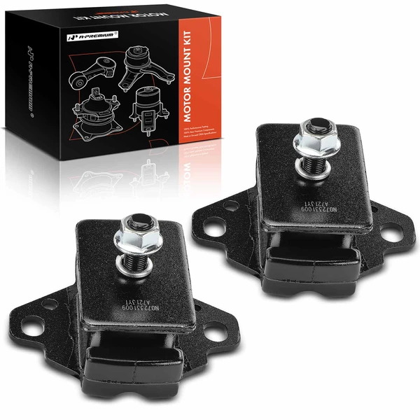 2-Pc Motor Mount, Front Left & Right, A-Premium APEM1129