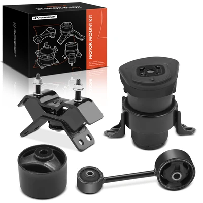 4 Pcs Engine Motor & Torque Strut Mount & Transmission Mount & Bushing