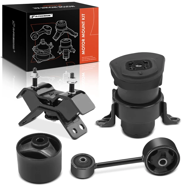 4-Pc Engine Mount and Transmission Mount Kit Front & Rear A-Premium APEM1130