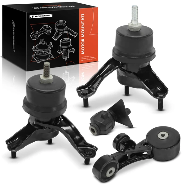 2009-2016 Toyota Venza 4-Pc Engine Mount and Transmission Mount Kit Front Right & Rear A-Premium APEM1138
