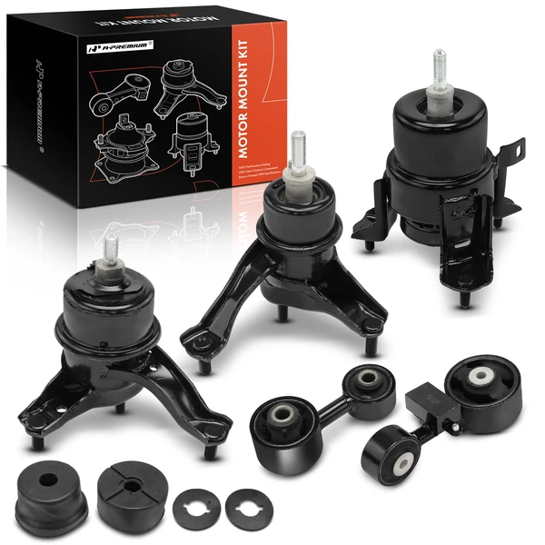 5-Pc Engine Mount and Transmission Mount Kit Front Left & Front Right A-Premium APEM1174