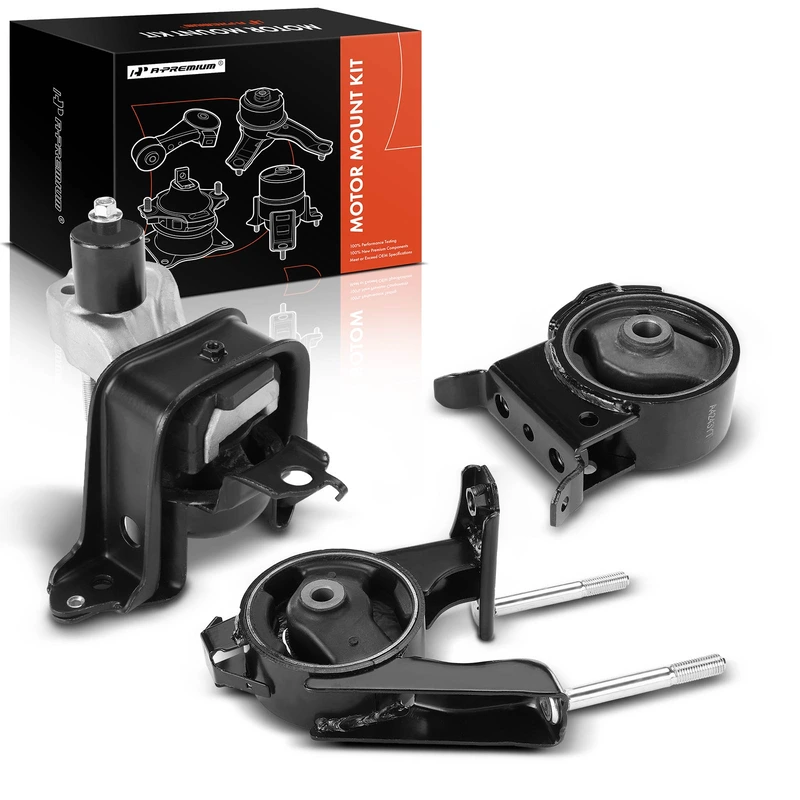 3-Pc Motor Mount + Transmission Mount, Front Right & Rear, A-Premium APEM1230