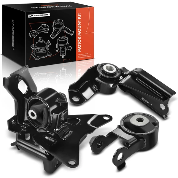 3 Pcs Engine Motor & Transmission Mount for 2008-2014 Scion xD